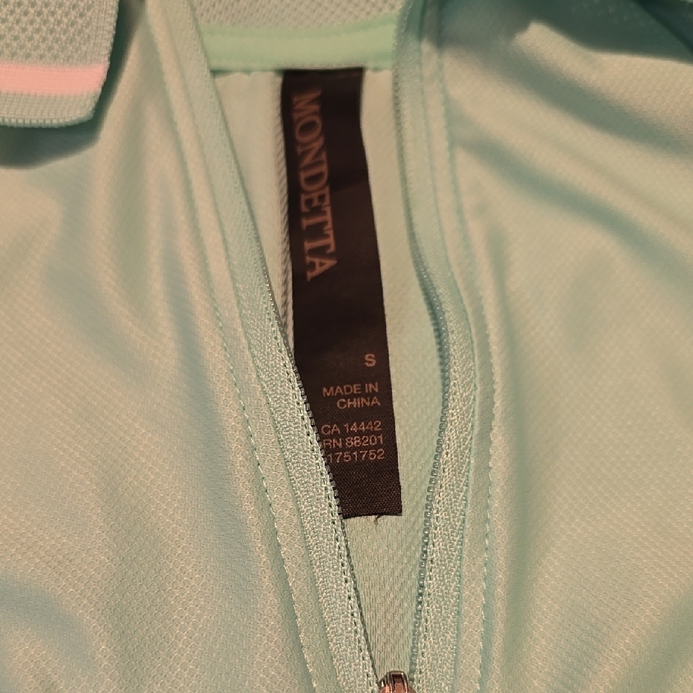 Mondetta Green Relaxed Polo Golf  Short Sleeve S - Picture 3 of 4